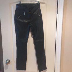 Guess leather like pants size 2